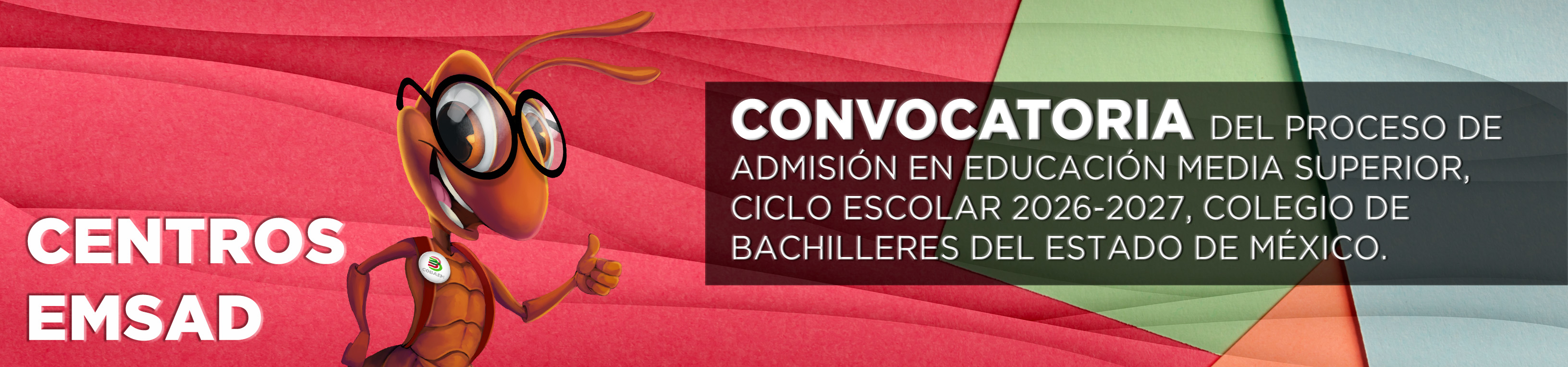 CONVOCATORIA ADMISION CEMSAD