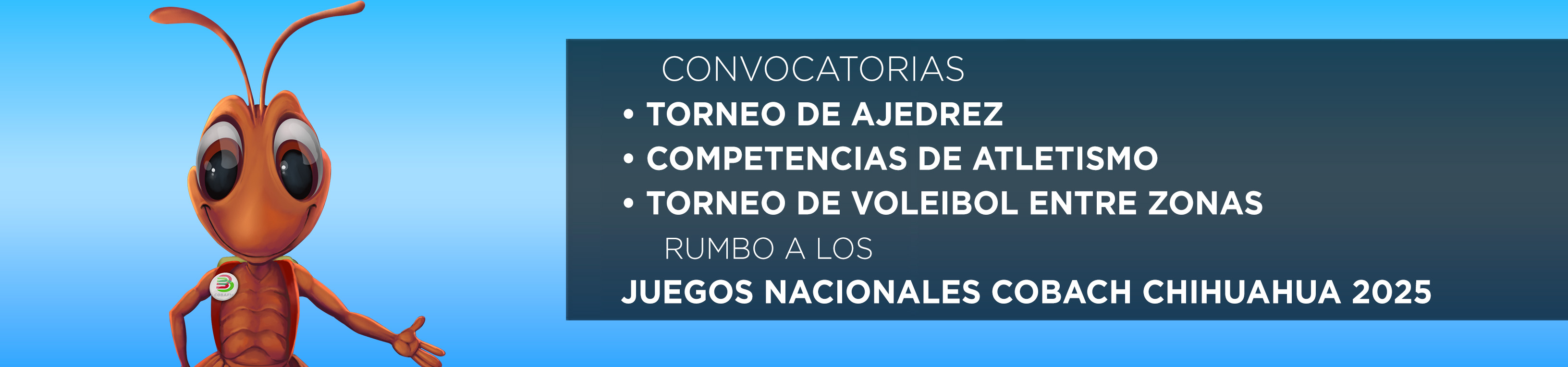 CONVOCATORIAS DE AJEDREZ, ATLETISMO Y VOLEIBOL