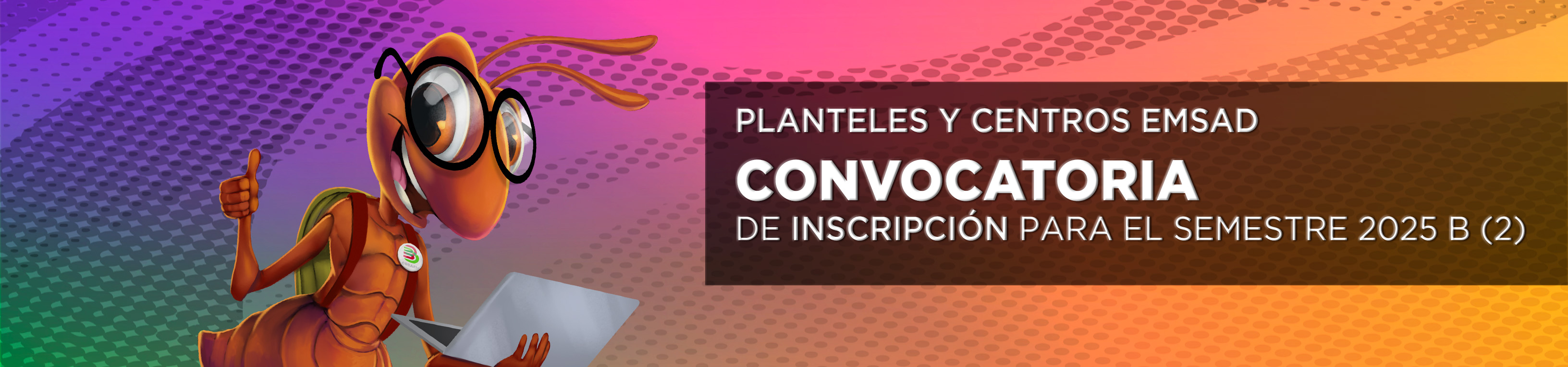 CALENDARIO DE INSCRIPCIÓN 2025-2(B)